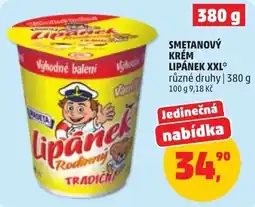 Penny Market Lipánek sметanový krém nabídka