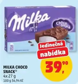 Penny Market Milka choco snack nabídka