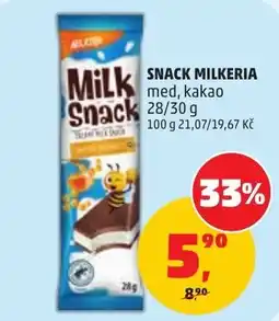 Penny Market Milk Snack med, kakao nabídka