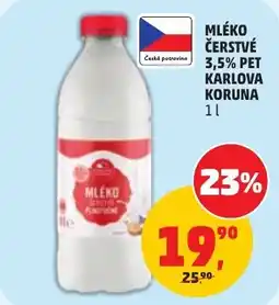 Penny Market Mléko čerstvé nabídka