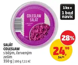 Penny Market Coleslaw salát s bílým, červeným zelím nabídka
