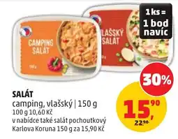 Penny Market Camping vlašský salát nabídka