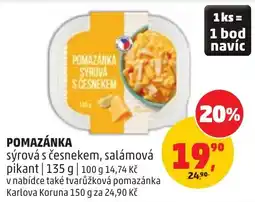 Penny Market Pomazánka sýrová s česnekem nabídka