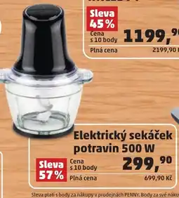 Penny Market Elektrický sekáček potravin nabídka