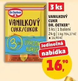 Penny Market Dr. Oetker vanilkový cukr nabídka