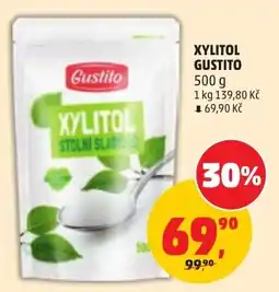 Penny Market Gustito xylitol stolní sladidlo nabídka