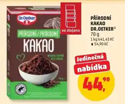 Penny Market Dr.Oetker přírodní kakao nabídka