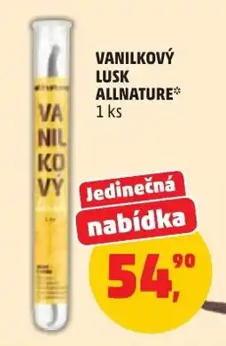 Penny Market Allnature vanilkový lusk nabídka