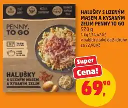 Penny Market Penny to go halušky s uzeným masem a kysaným zelím nabídka