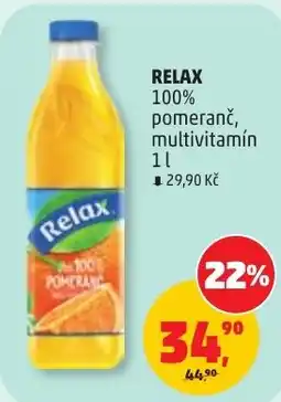 Penny Market Relax 100% pomeranč, multivitamín nabídka