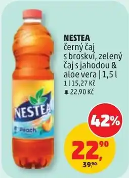 Penny Market Nestea černý čaj s broskví, zelený čaj s jahodou & aloe vera nabídka
