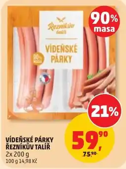 Penny Market Rezníkův talíř vídeňské párky nabídka