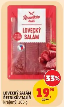 Penny Market Reznikuv talir lovecky salam nabídka