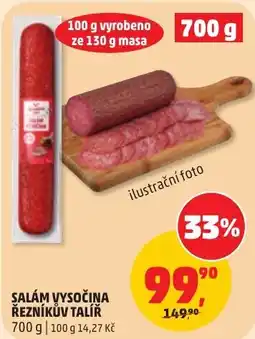 Penny Market Salám vysočina řezníkův talíř nabídka