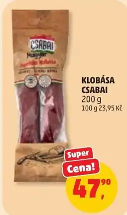 Penny Market Csabai klobása nabídka