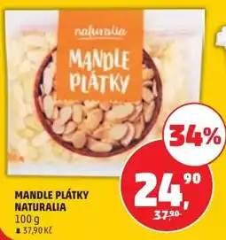 Penny Market Naturalia mandle plátky nabídka