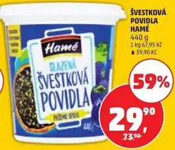 Penny Market Hamé slazená švestková povidla nabídka