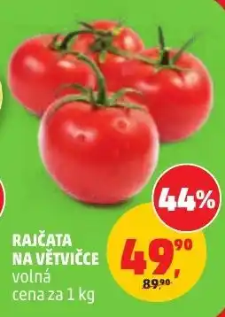 Penny Market Rajčata na větvičce nabídka