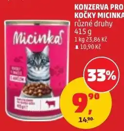 Penny Market Micinka konzerva pro kočky různé druhy nabídka