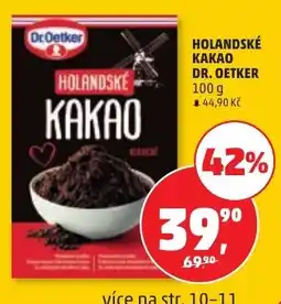 Penny Market Dr.Oetker holandské kakao nabídka