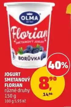 Penny Market Olma floriansmetanovyjogurtboruvka nabídka