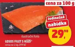 Penny Market Losos filet s kůží nabídka