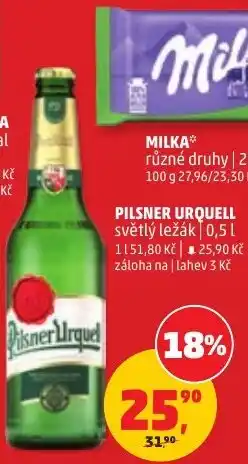 Penny Market Pilsner Urquell nabídka