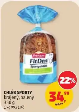 Penny Market FitDen chléb sporty nabídka