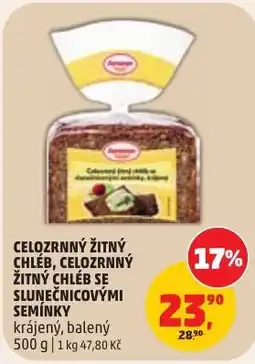 Penny Market Pannonia celozrnný žitný chléb nabídka