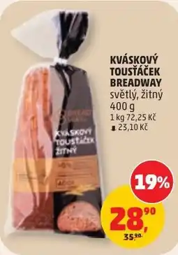 Penny Market Breadway kváskový toustáček světlý žitný nabídka