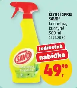 Penny Market Savo čisticí sprej koupelna, kuchyně nabídka