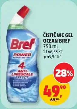 Penny Market Bref čistící wc gel ocean nabídka