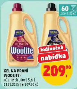 Penny Market Woolite gel na praní nabídka
