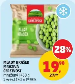 Penny Market Mladý hrášek mrazivá čerstvost nabídka