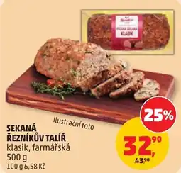Penny Market Sekaná řezníkův talíř klasik, farmářská nabídka