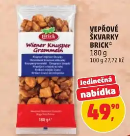 Penny Market Brick wiener knusper grammeln nabídka