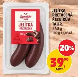Penny Market Rezníkův talíř jelítka přetáčená nabídka
