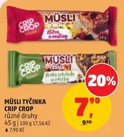 Penny Market Crip Crop müsli tyčinka nabídka