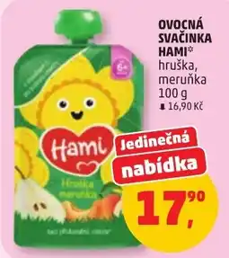 Penny Market Hami ovocná sváčinka hruška meruňka nabídka