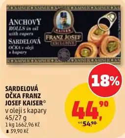 Penny Market Sardelová očka Franz Josef Kaiser nabídka
