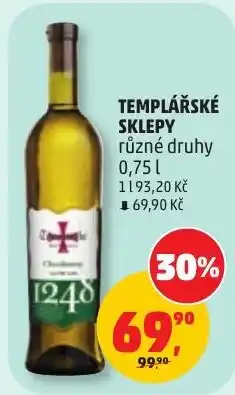 Penny Market Templářské sklepy nabídka