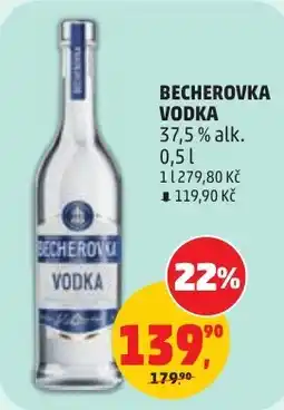 Penny Market Becherovka vodka nabídka