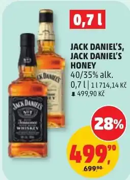 Penny Market Jack Daniel's Jack Daniel's Honey nabídka