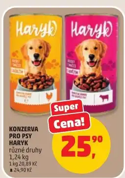 Penny Market Haryk konzerva pro psy různé druhy nabídka