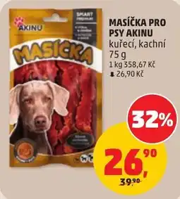 Penny Market Akinu masička pro psy kuřecí, kachní nabídka