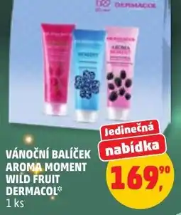 Penny Market Dermacol vánoční balíček aroma moment wild fruit nabídka