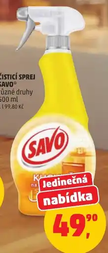 Penny Market Savo čisticí sprej savo nabídka