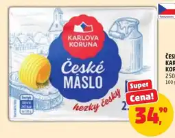 Penny Market Karlová koruna české máslo nabídka