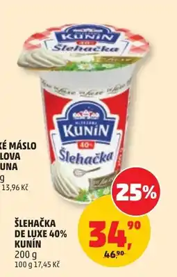 Penny Market Šlehačka de luxe 40% kunín nabídka