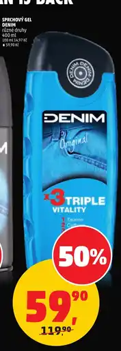 Penny Market Sprchový gel denim nabídka